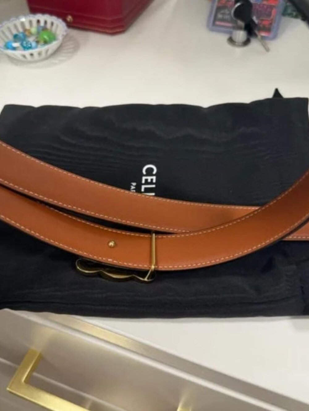 CELINE Double-sided belt - Picture 3 of 5